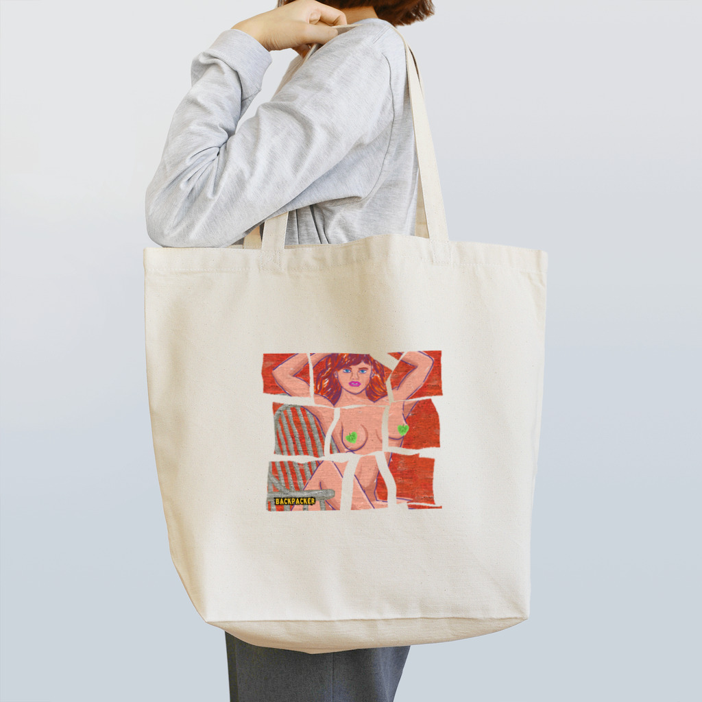 backpackerのセクシーパズル Tote Bag