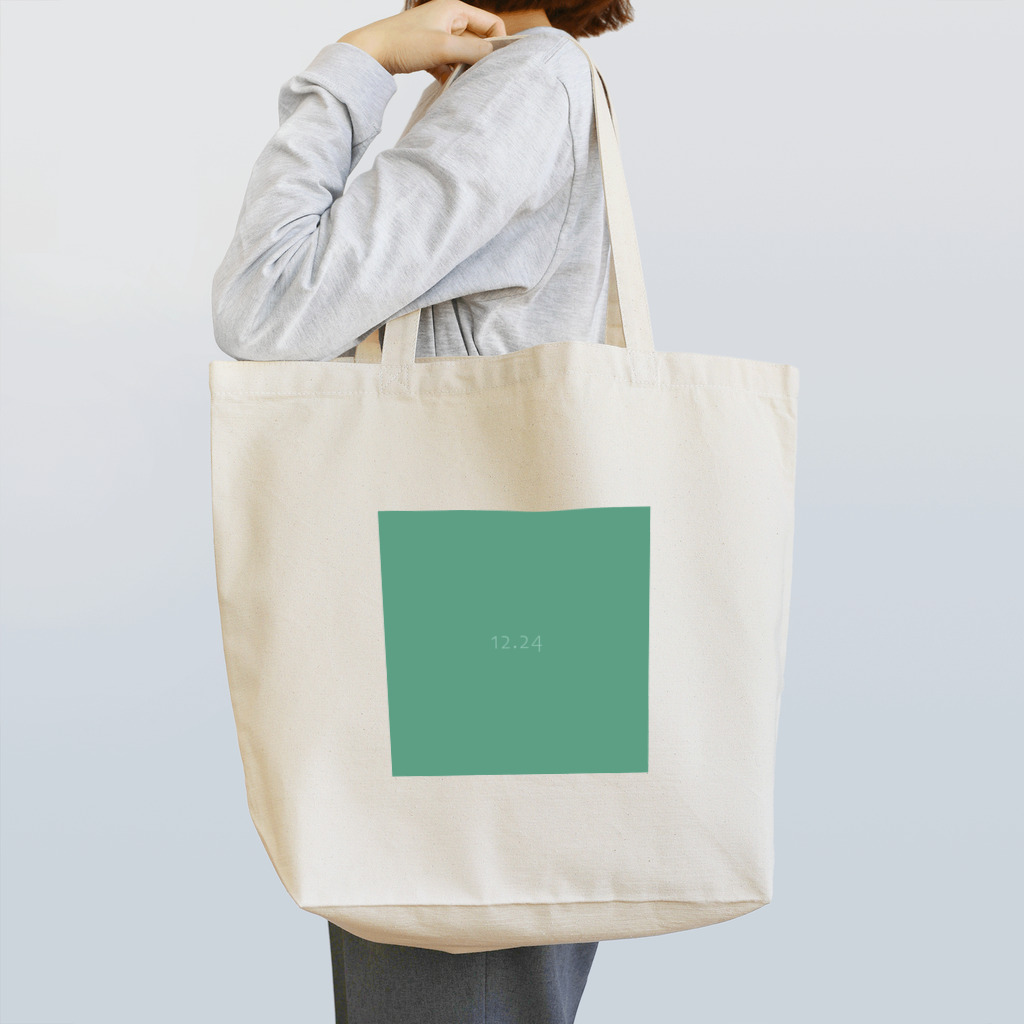 「Birth Day Colors」バースデーカラーの専門店の12月24日の誕生色「グリーン・スプルース」 Tote Bag