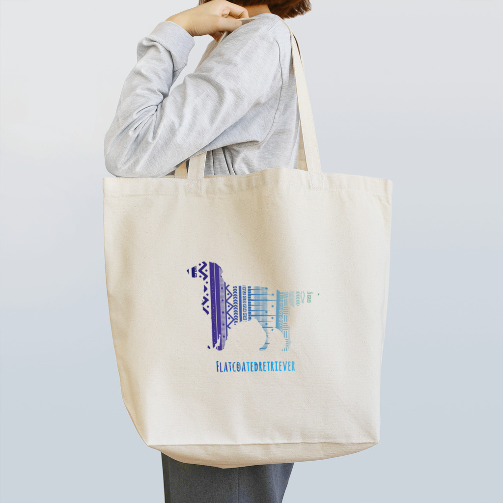 AtelierBoopの波ーフラットコーテッド Tote Bag