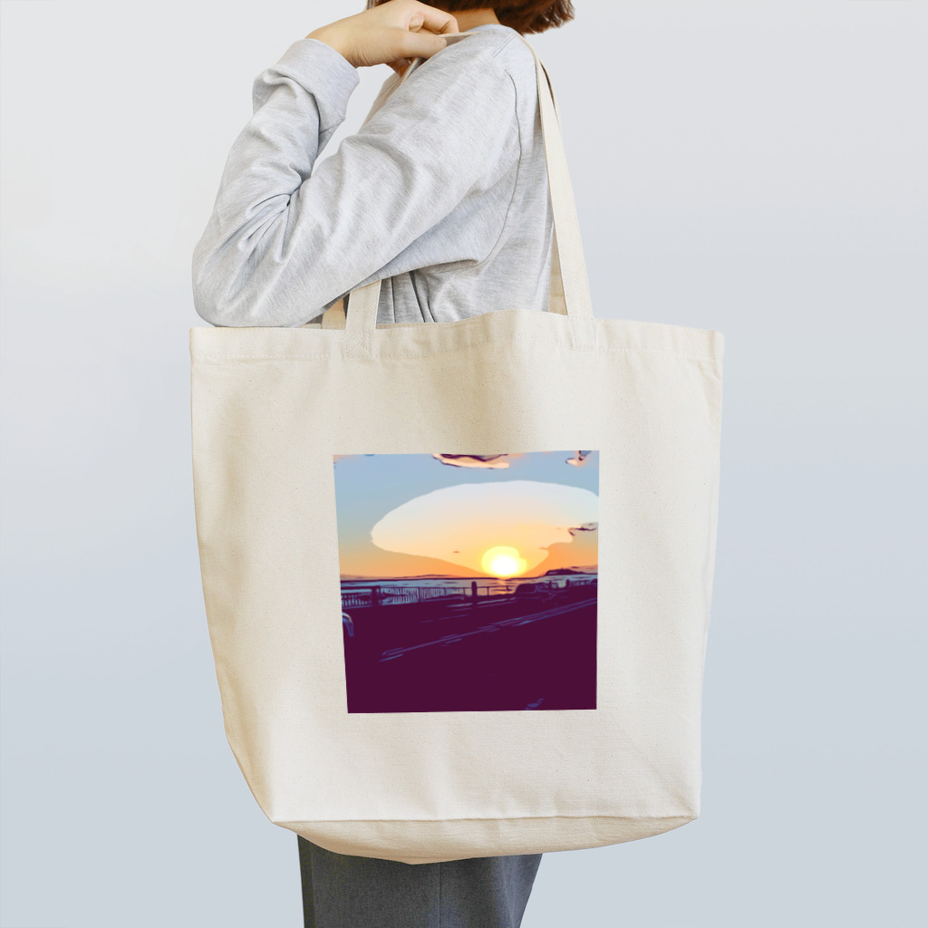 わらしゃんどのSUNSET Tote Bag