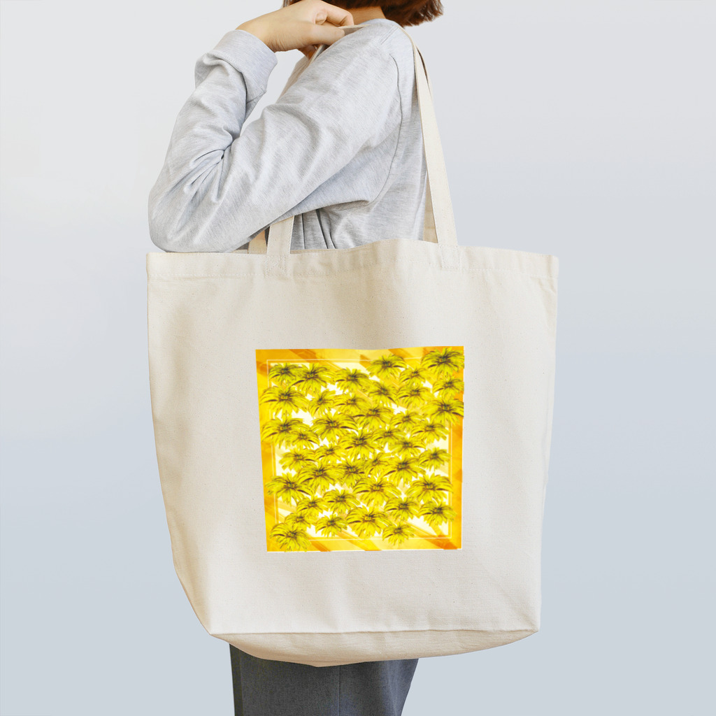 nanatitchのいっぱいいっぱいフラワー(yallow) Tote Bag