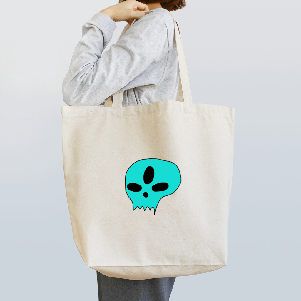 FPFの三ツ目水色ガイコツ Tote Bag