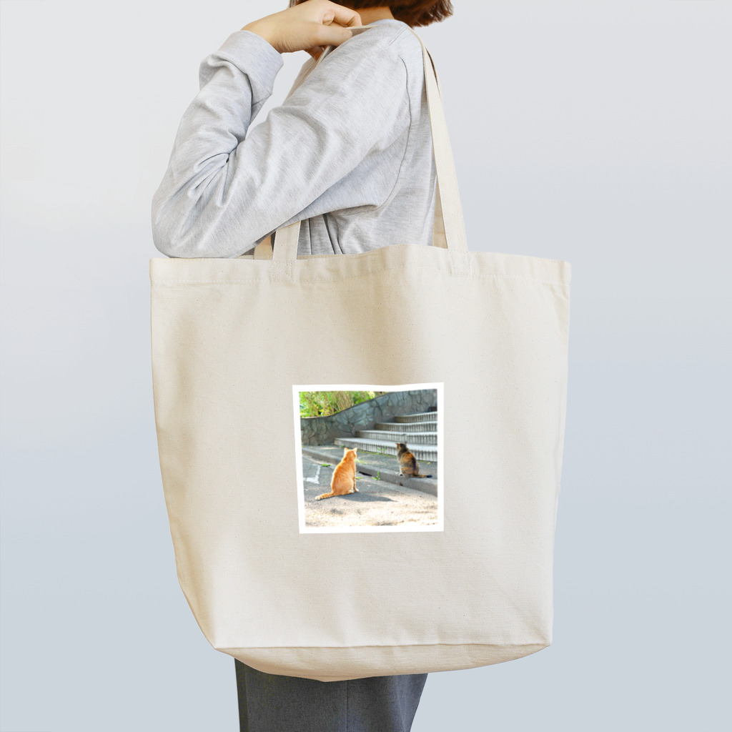 イロワケイルカさんの猫 Tote Bag