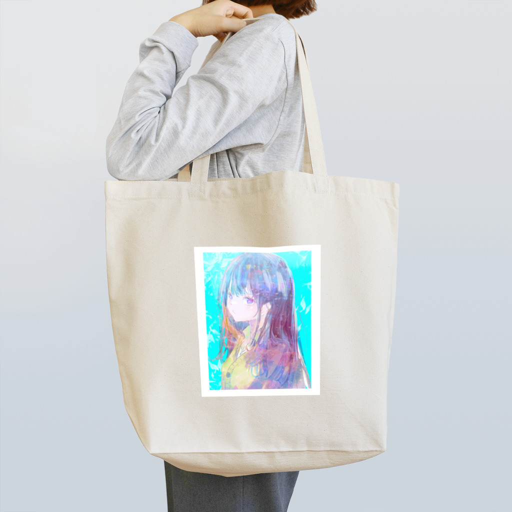 帆波　綾の青髪 Tote Bag