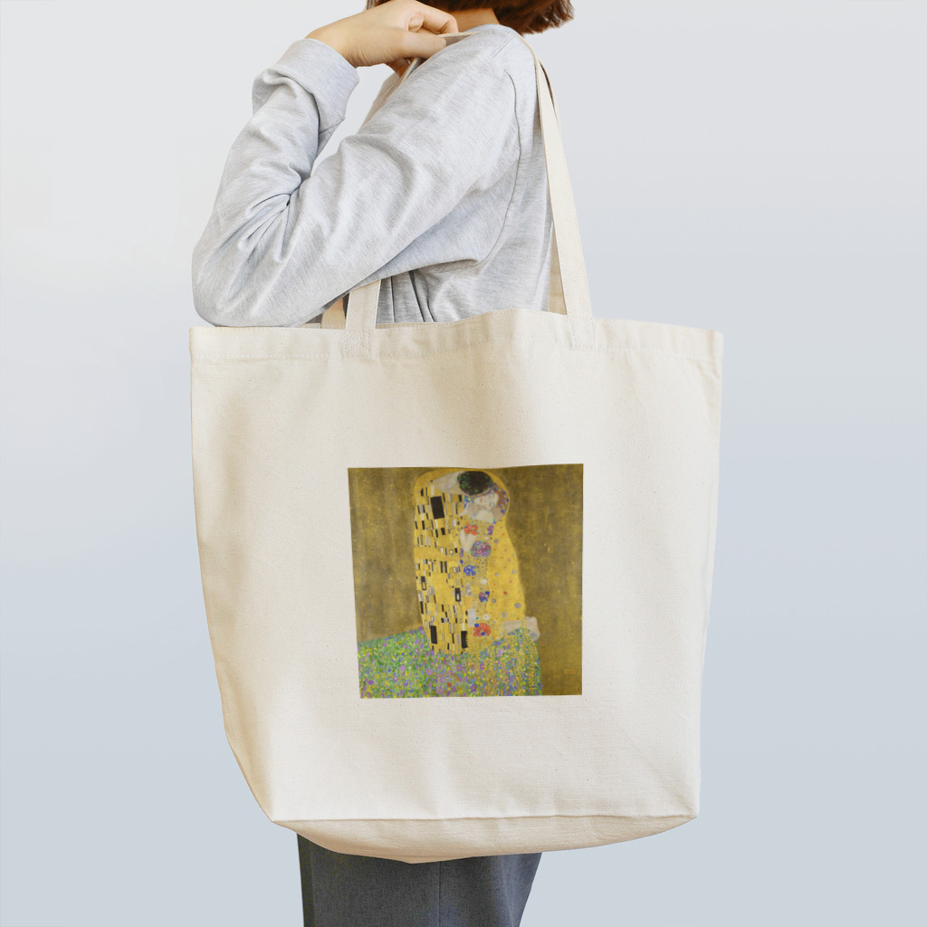 Art Baseの接吻 / グスタフ・クリムト(The Kiss 1908) Tote Bag