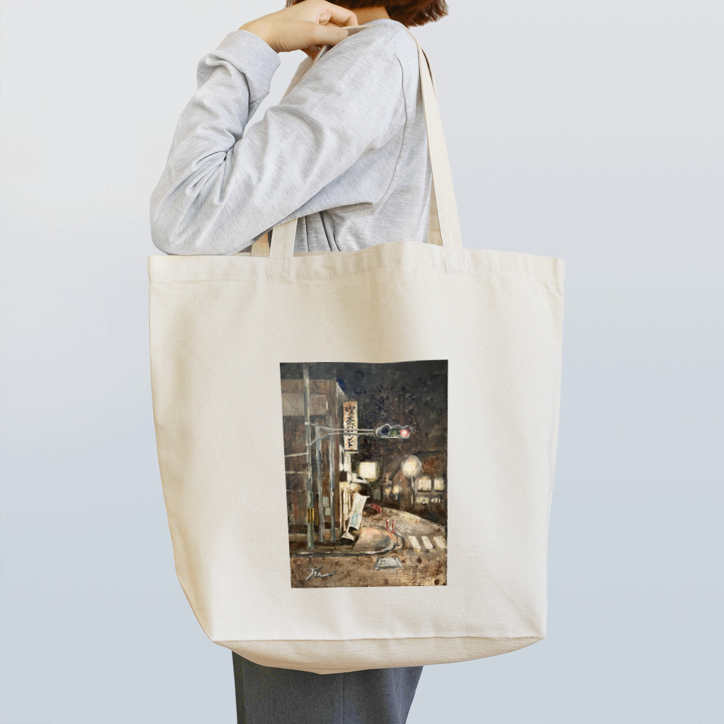 アクリル絵のfuのロンドlovers Tote Bag