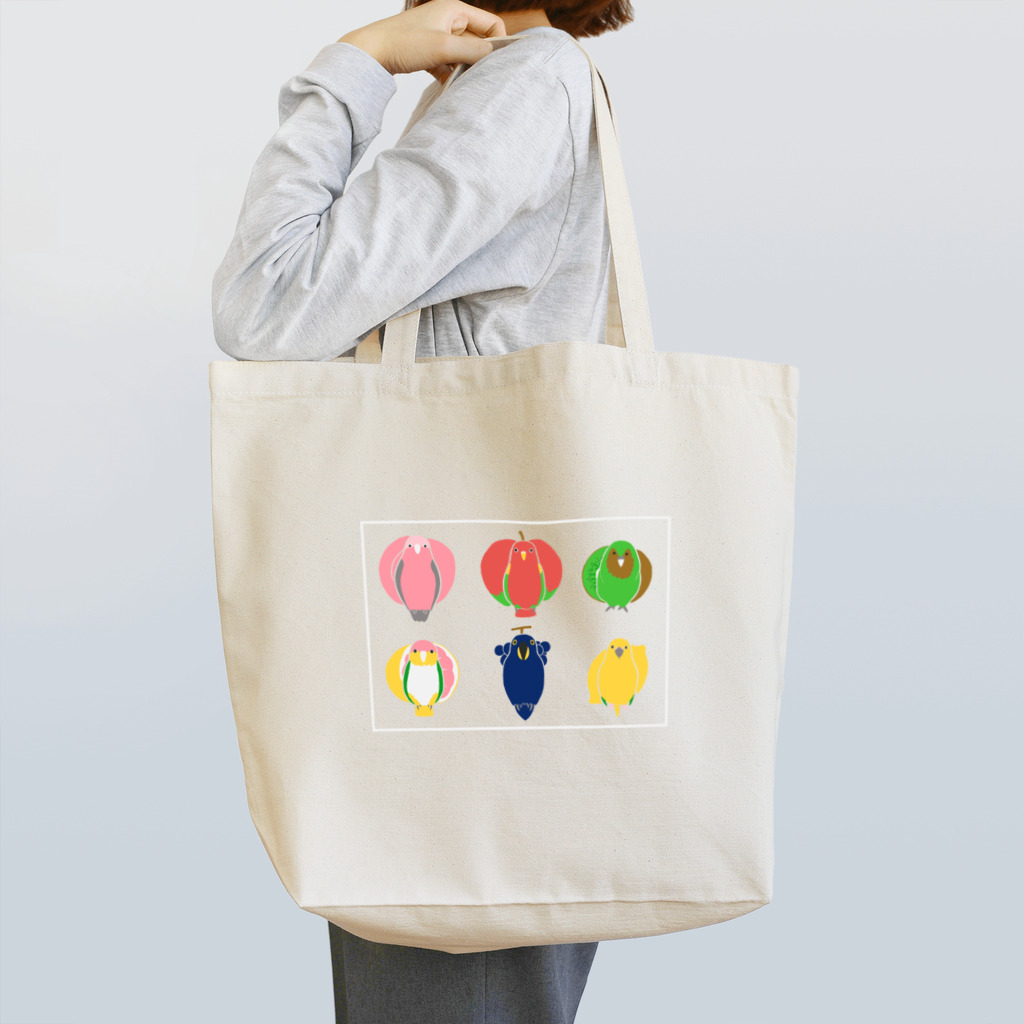 おいしいとりのいろいろとりとフルーツ Tote Bag