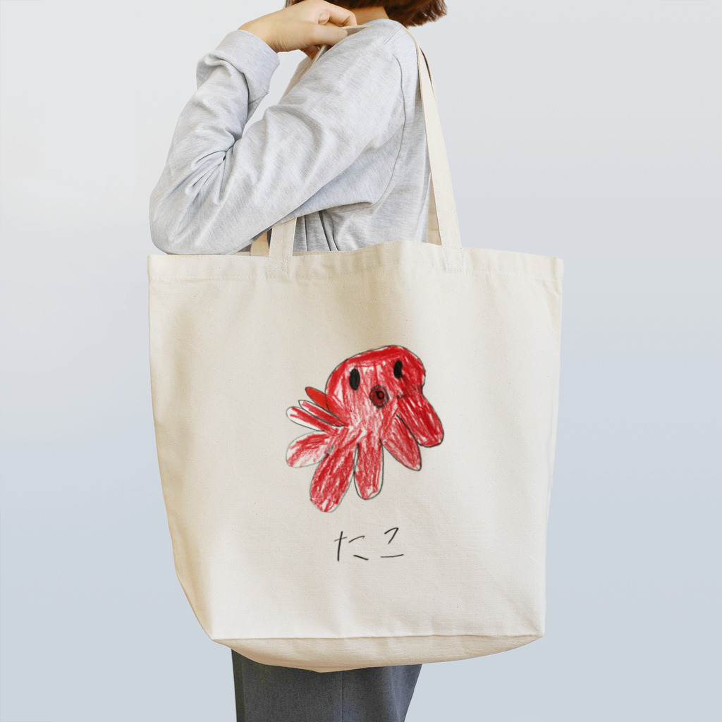 稲藁商店のタコ Tote Bag