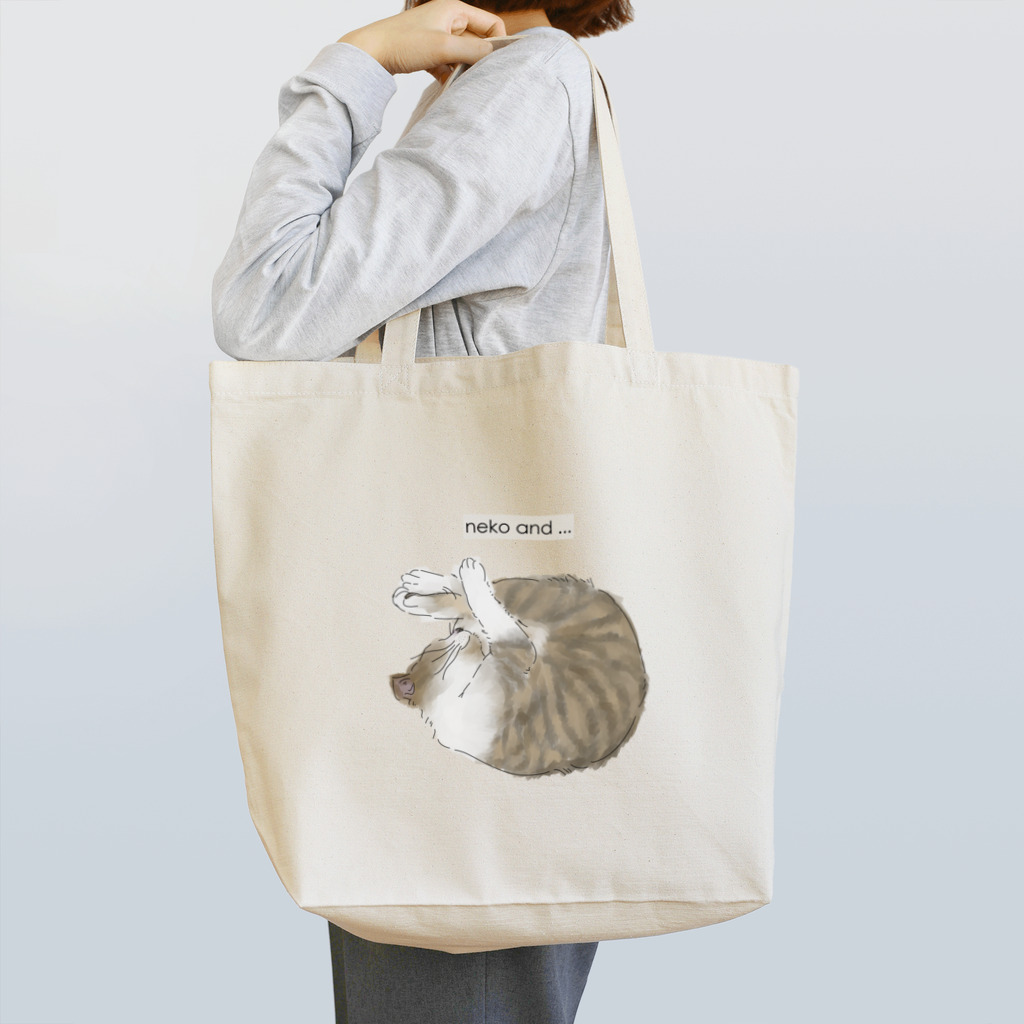 nemuruのneko and... Tote Bag