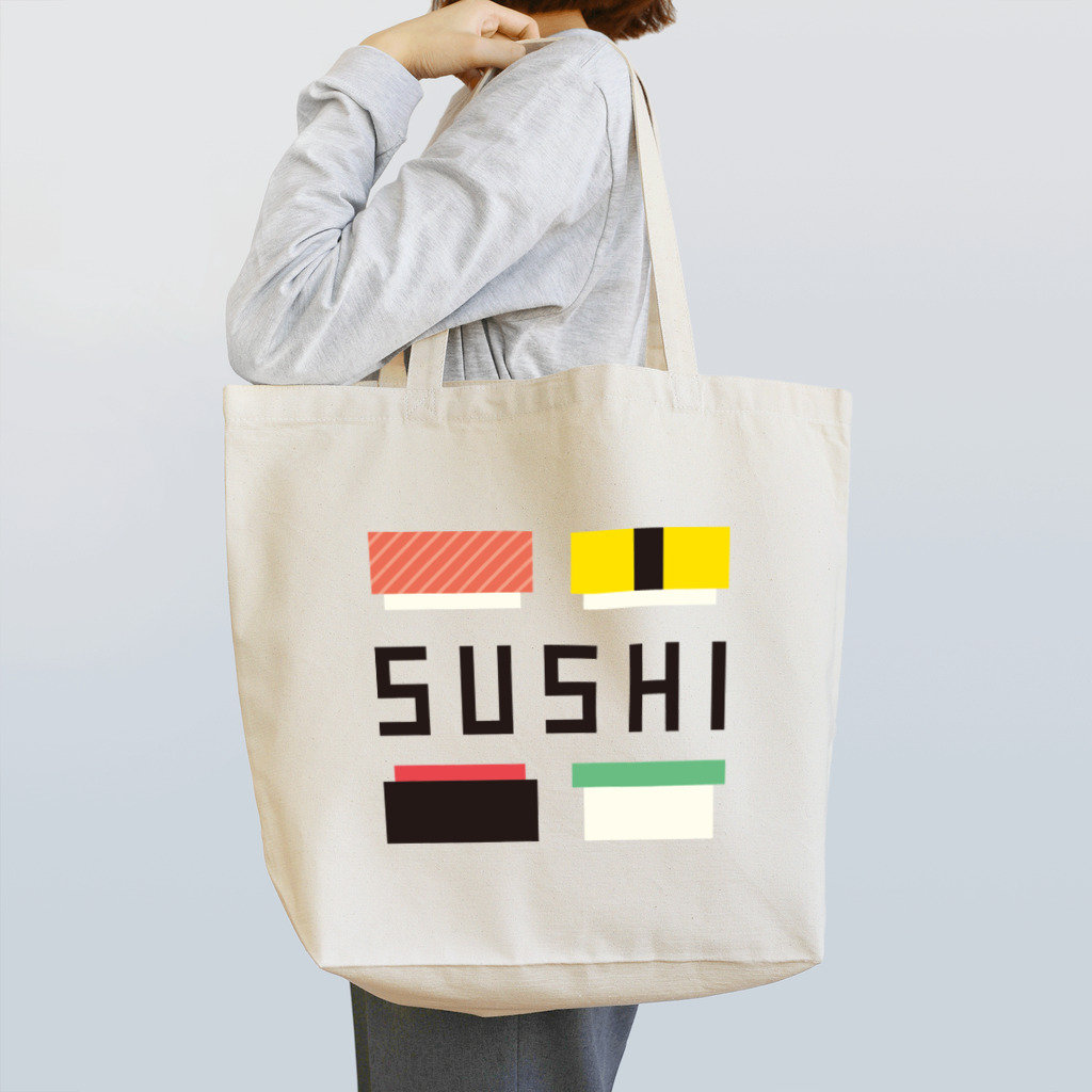 cooljapan.tokyoのSALMON × TAMAGO × IKURA × MENEGI Tote Bag