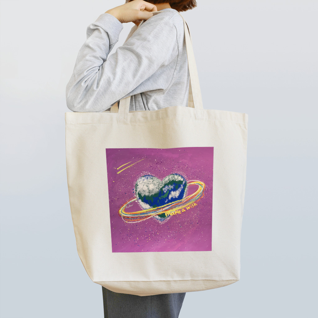 ネロ【黒猫になりたい猫】のmake a wish  Tote Bag