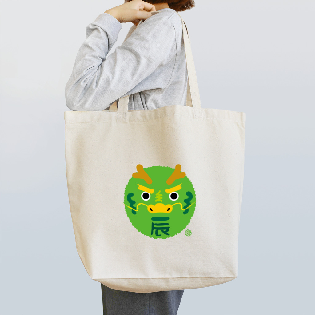 Atelier Pomme verte の竜の顔 Tote Bag