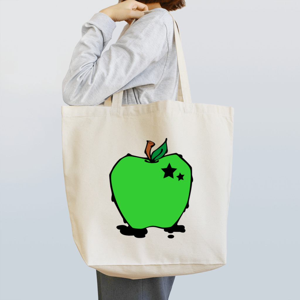 aocollectionの青りんご星 Tote Bag