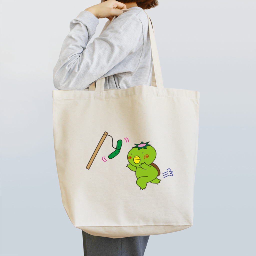 H2Styleのかっぱ釣り Tote Bag