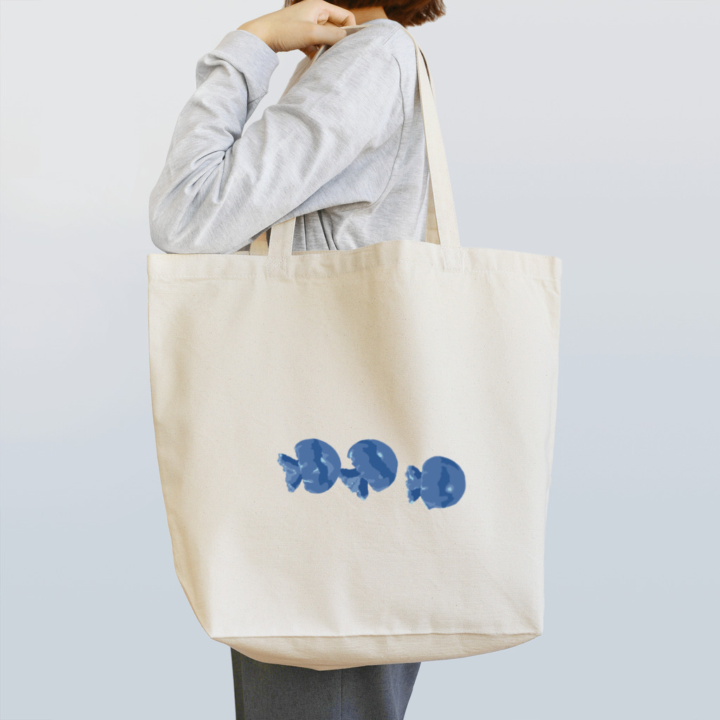 雲朝はなびの３びきのくらげ Tote Bag