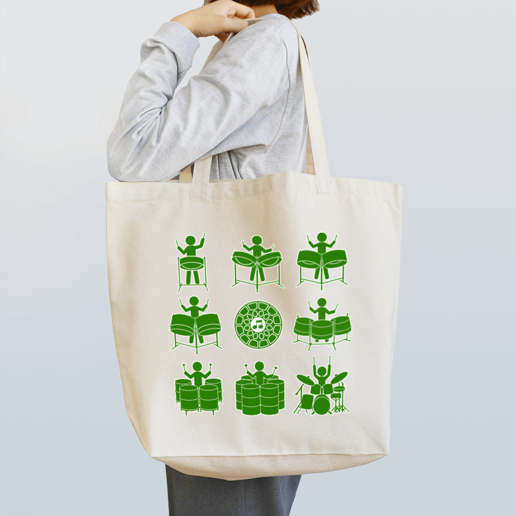  ふじねこ屋のスティールパンピクトさん Tote Bag