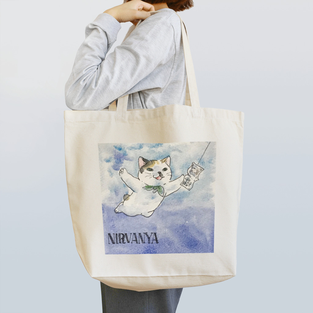 café Mo.freeのNIRVANYA トートバッグ