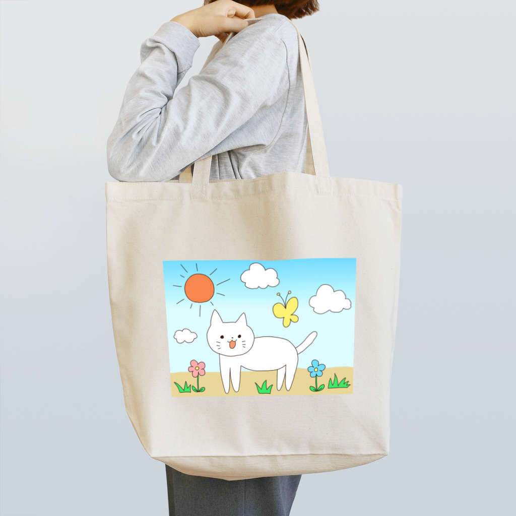 ねむ吉屋のゆるっとにゃんこ Tote Bag