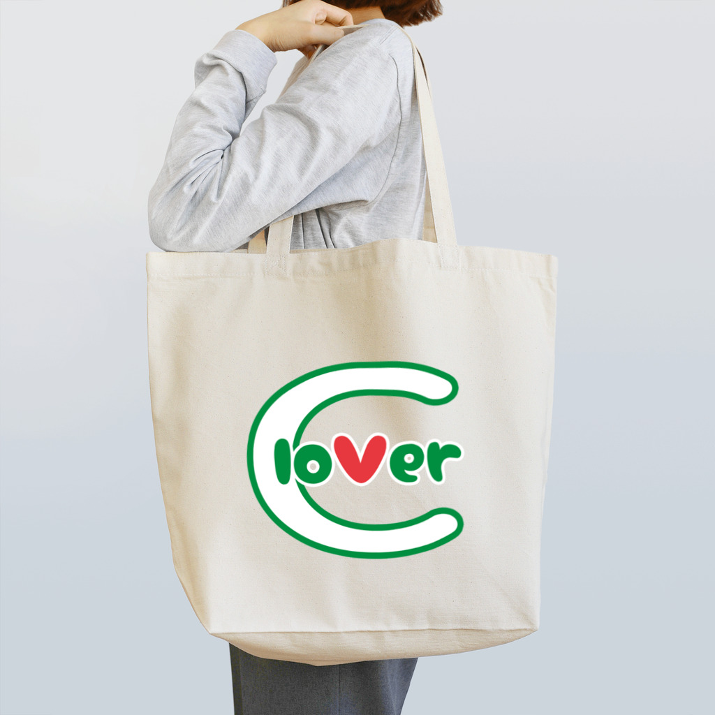 CloverのCloverロゴシリーズ Tote Bag