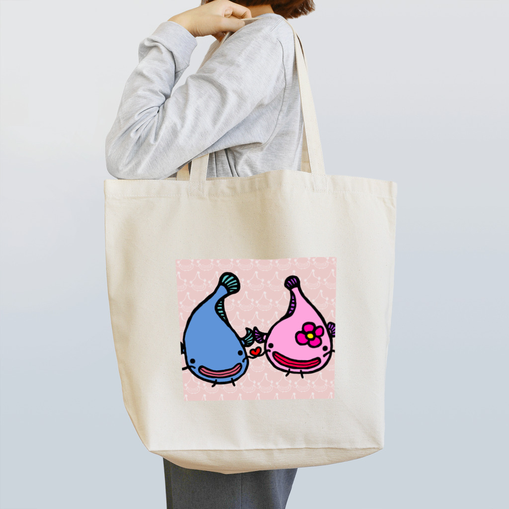 ずうなま先輩（パイセン）に聞け！のずうなまカップル（うす桃色） Tote Bag