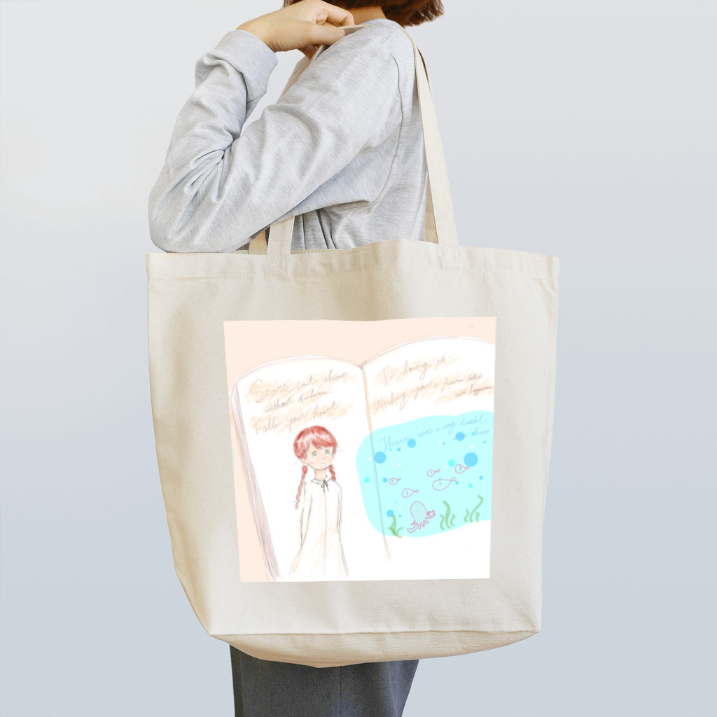 rukamoの赤毛の女の子 Tote Bag