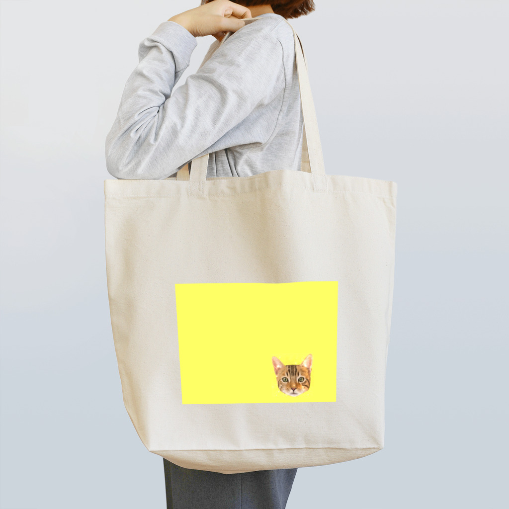 utouch_のネコ【顔】 Tote Bag