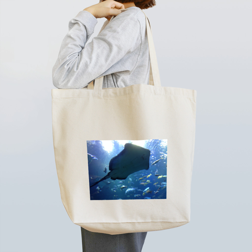 モカフィールドのマンタのトートバッグ Tote Bag