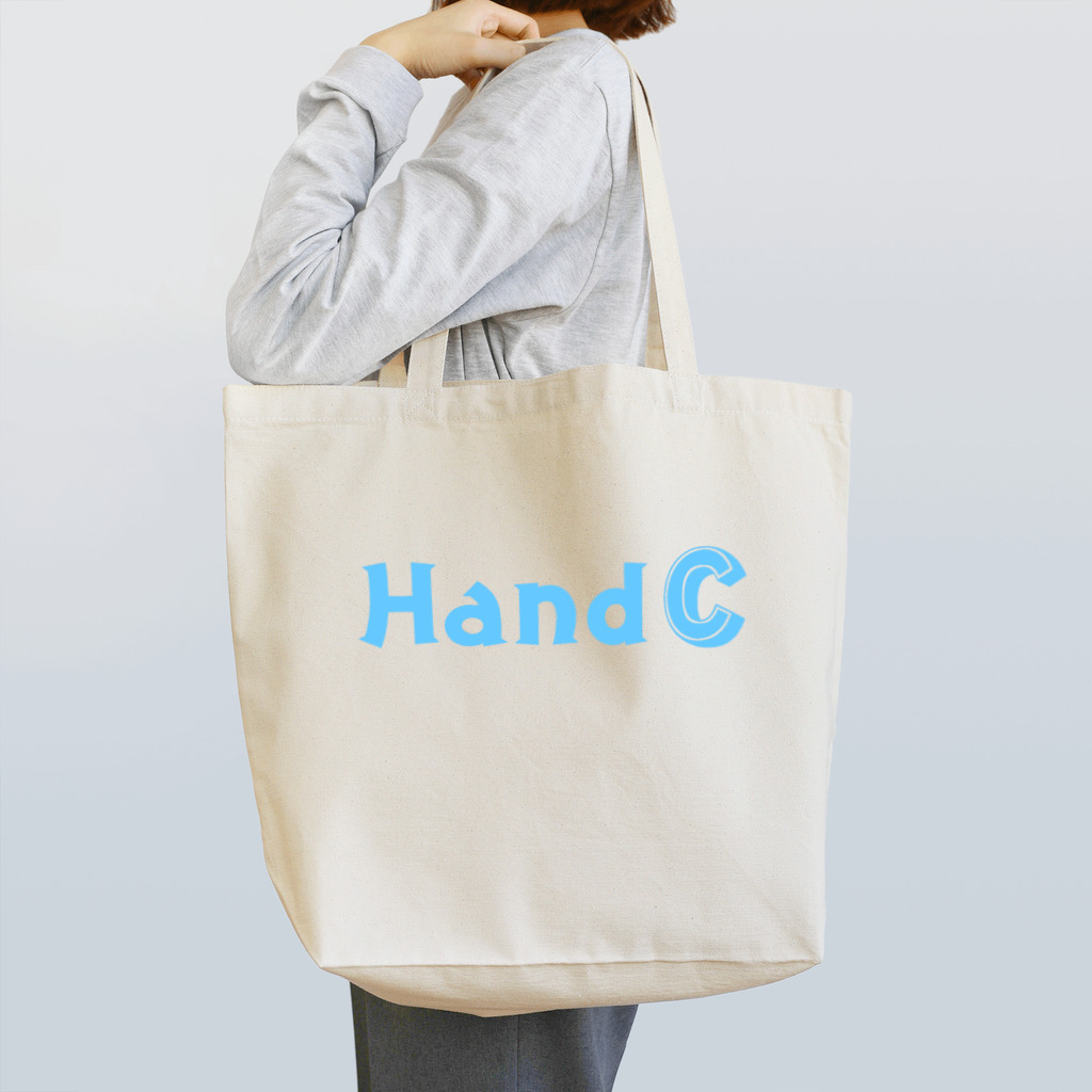 HandC のHandC  ロゴ 水色 Tote Bag