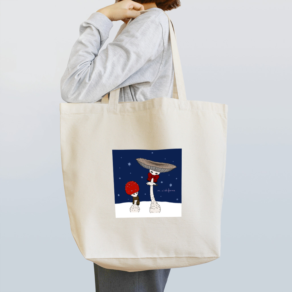 M.nishikawaのお店のテングタケとベニテングタケ Tote Bag