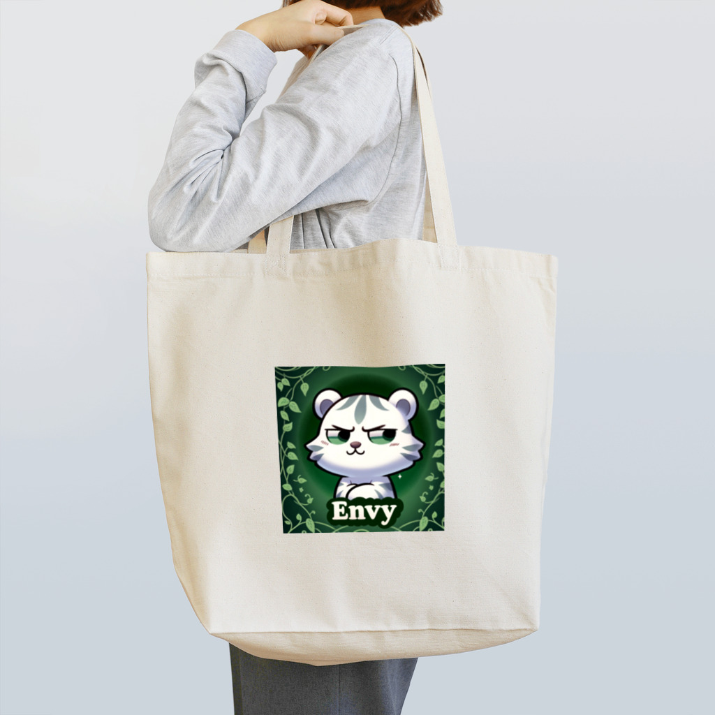 rapis88のやきもち白虎 Tote Bag