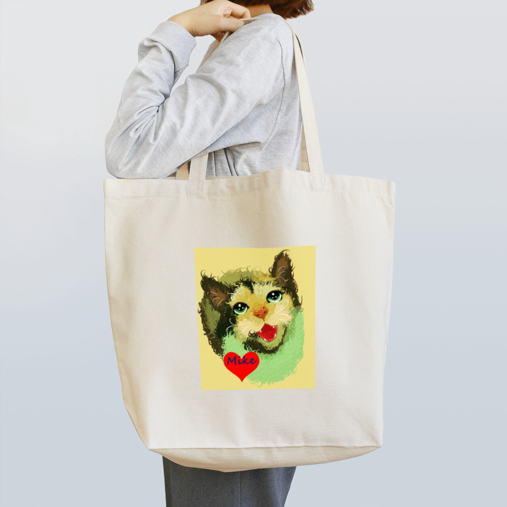 sasa9"のミケちゃんチャリティーグッズ Tote Bag