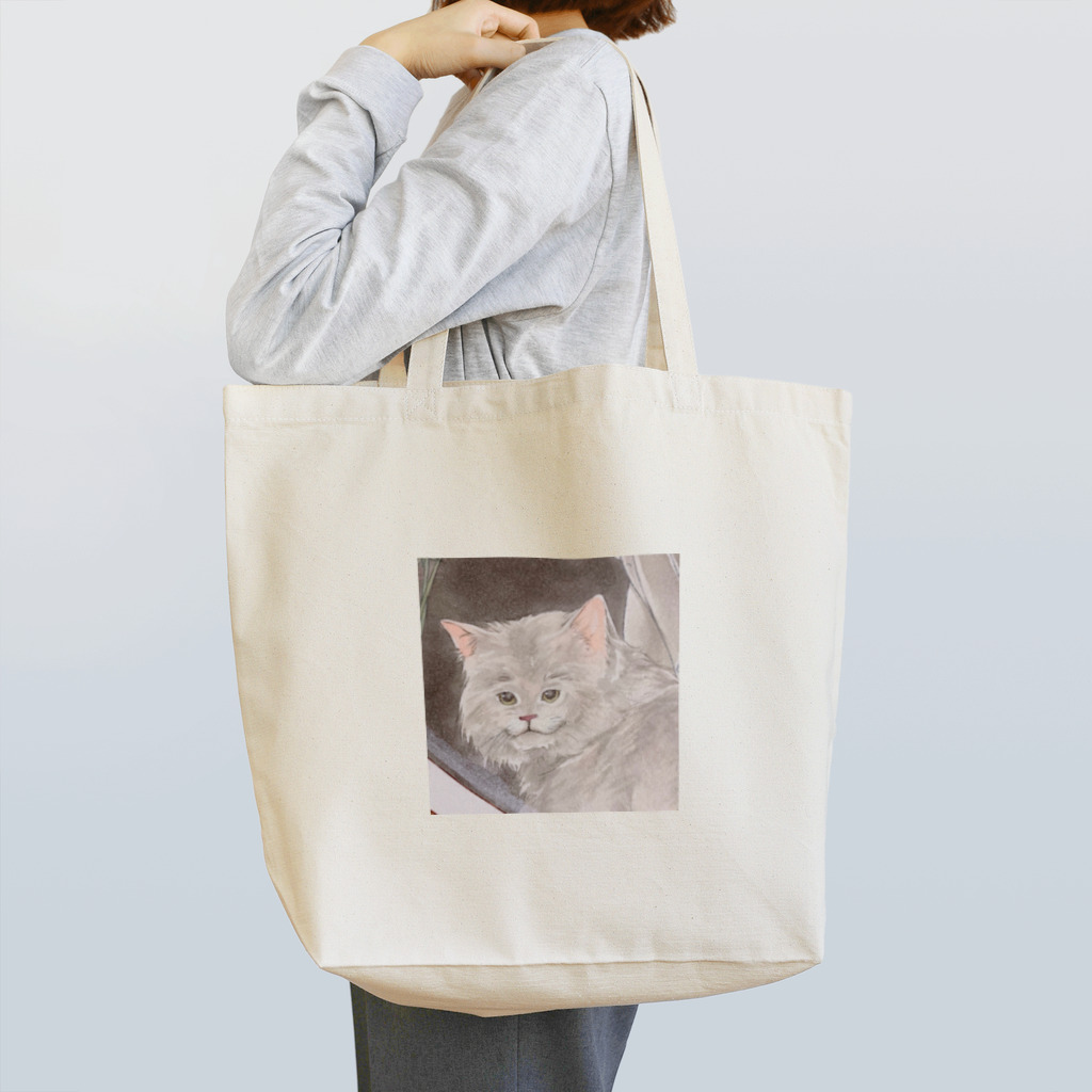 枢木の淡猫 Tote Bag