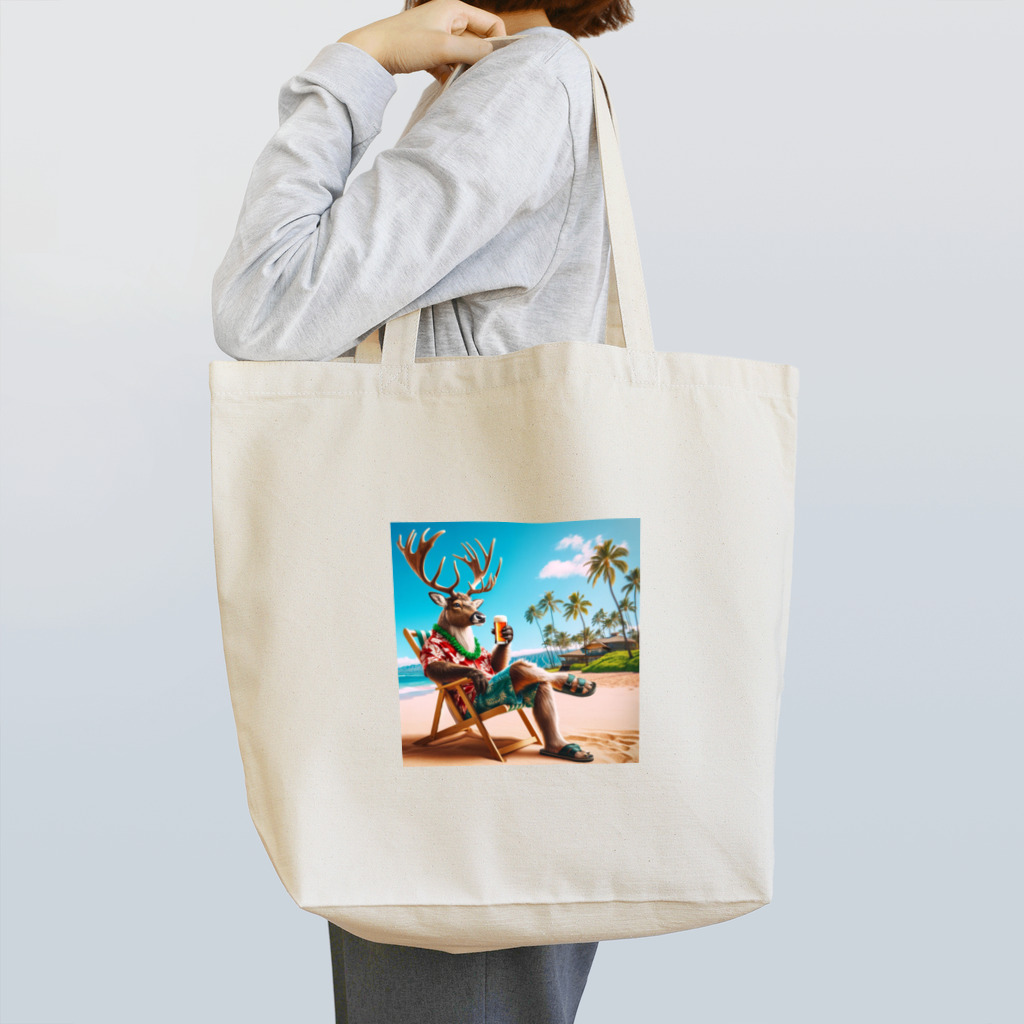 たまき工房の呑トナカイinハワイ Tote Bag