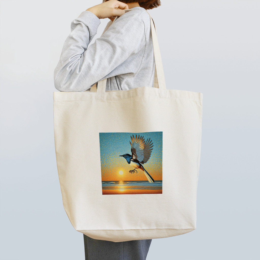 hinasoyuのシキチョウのリゾートサンセット Tote Bag