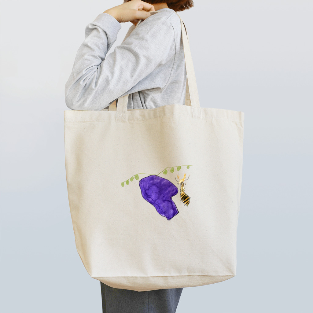 こどもおえかきのさつまいもとハチ Tote Bag