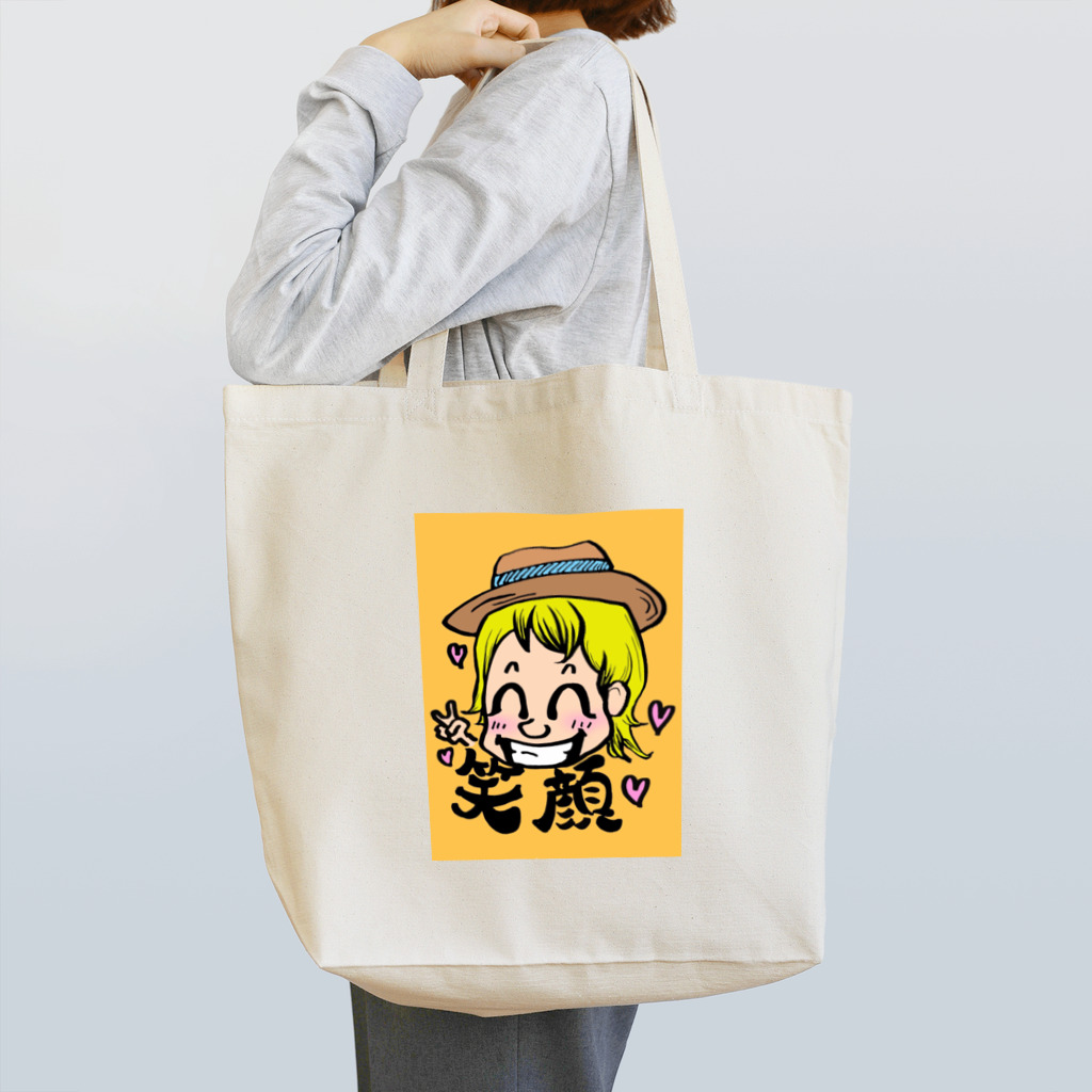 花田 哲の笑顔 Tote Bag