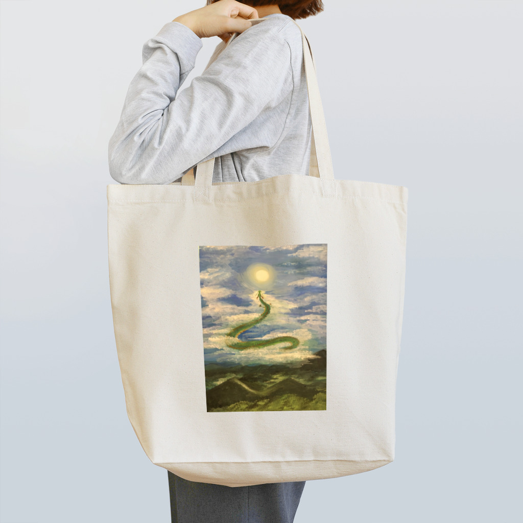 ギャラリー縁の昇龍　- The dragon ascending to heaven - Tote Bag