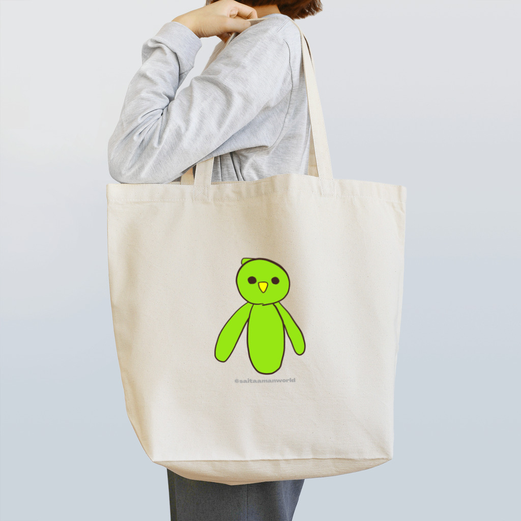 さいたぁマンワールドのピーちゃんかわいいイラスト Tote Bag