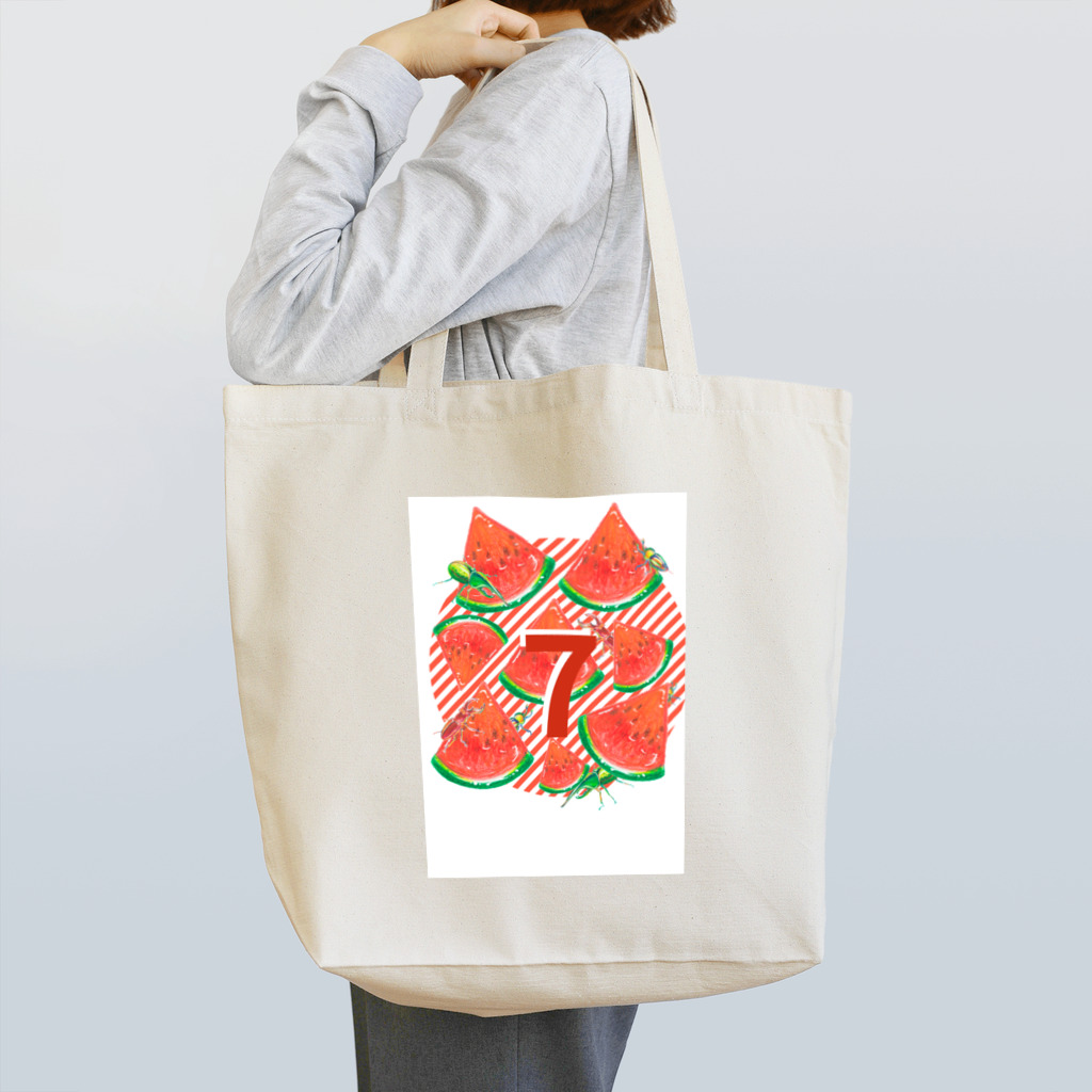 shibaririsの夏のかくれんぼ　7匹の虫たち Tote Bag