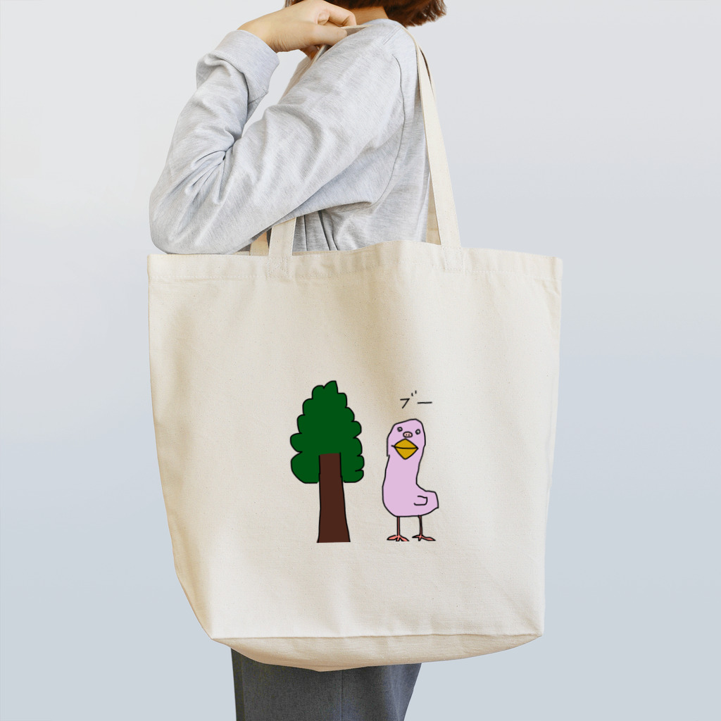 おさかなチンパンジーのぶたきどりちゃん Tote Bag