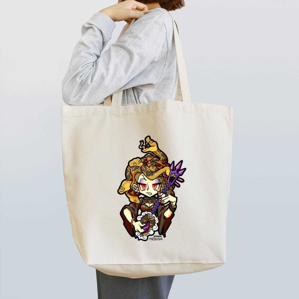 バネの小物入れのおきなわんメデューサ Tote Bag