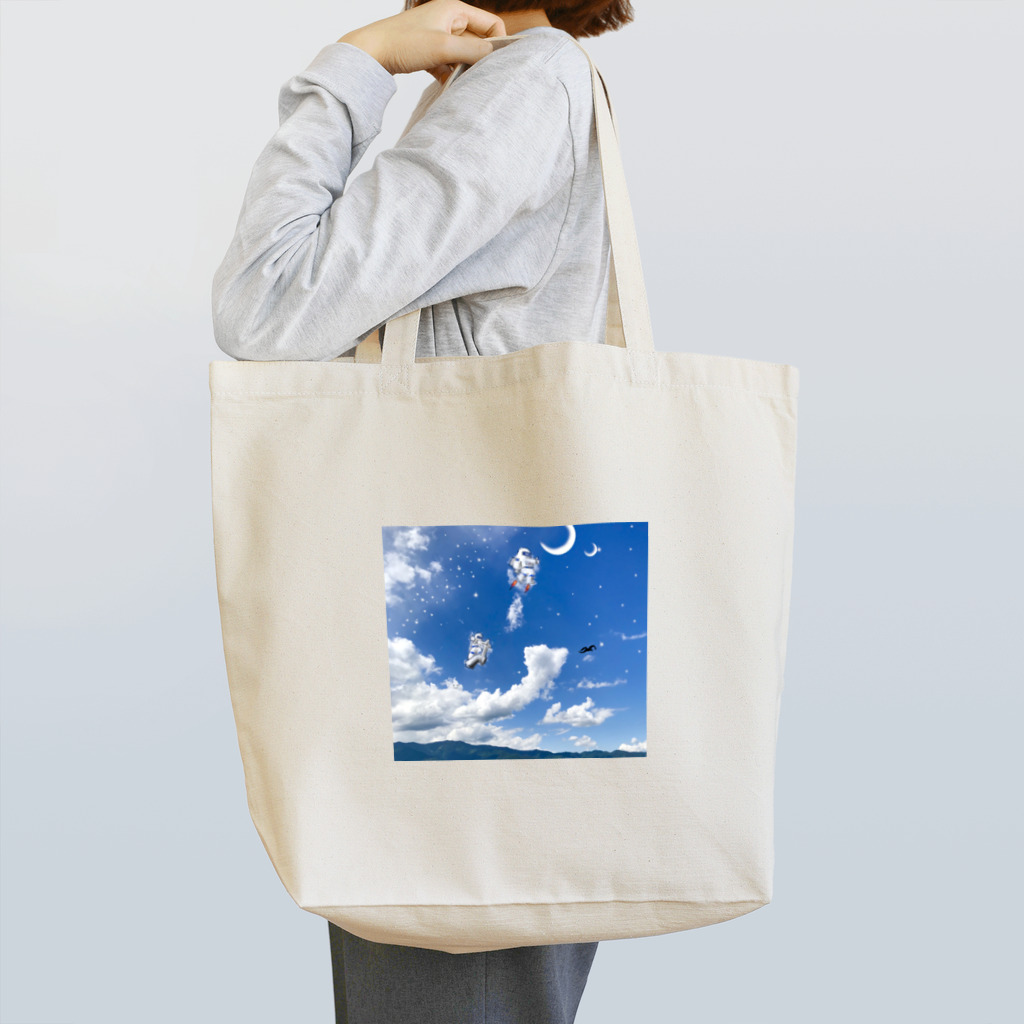 k_cloudart official shopのKUMO PLANET トートバッグ