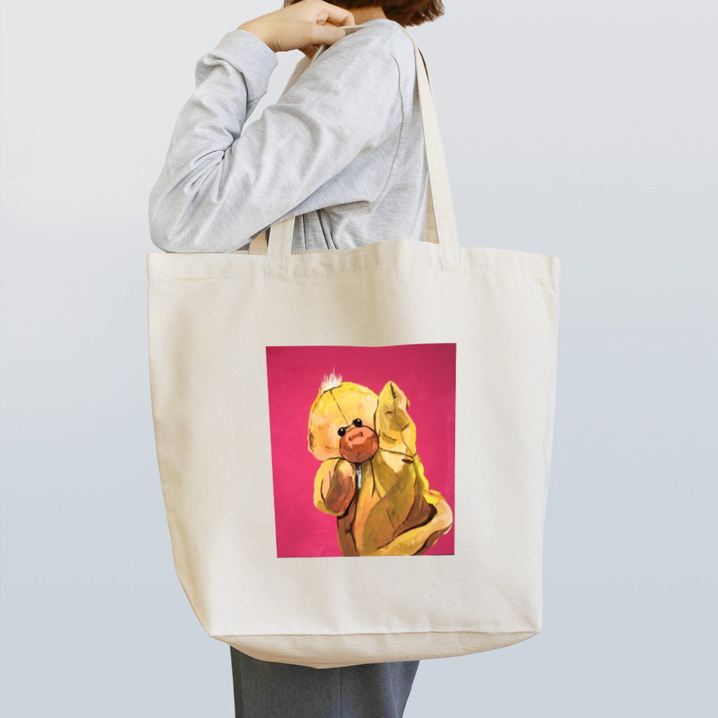 ずーさんのパペットひよこのチキンくん Tote Bag