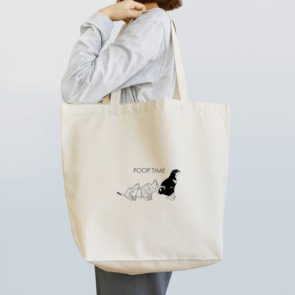 早朝健康家族のPOOP TIME Tote Bag