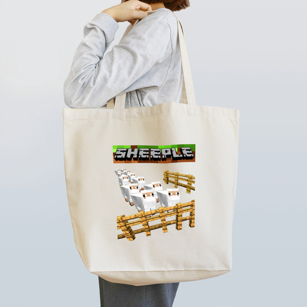 Old YellowのSHEEPLE（シープル） Tote Bag