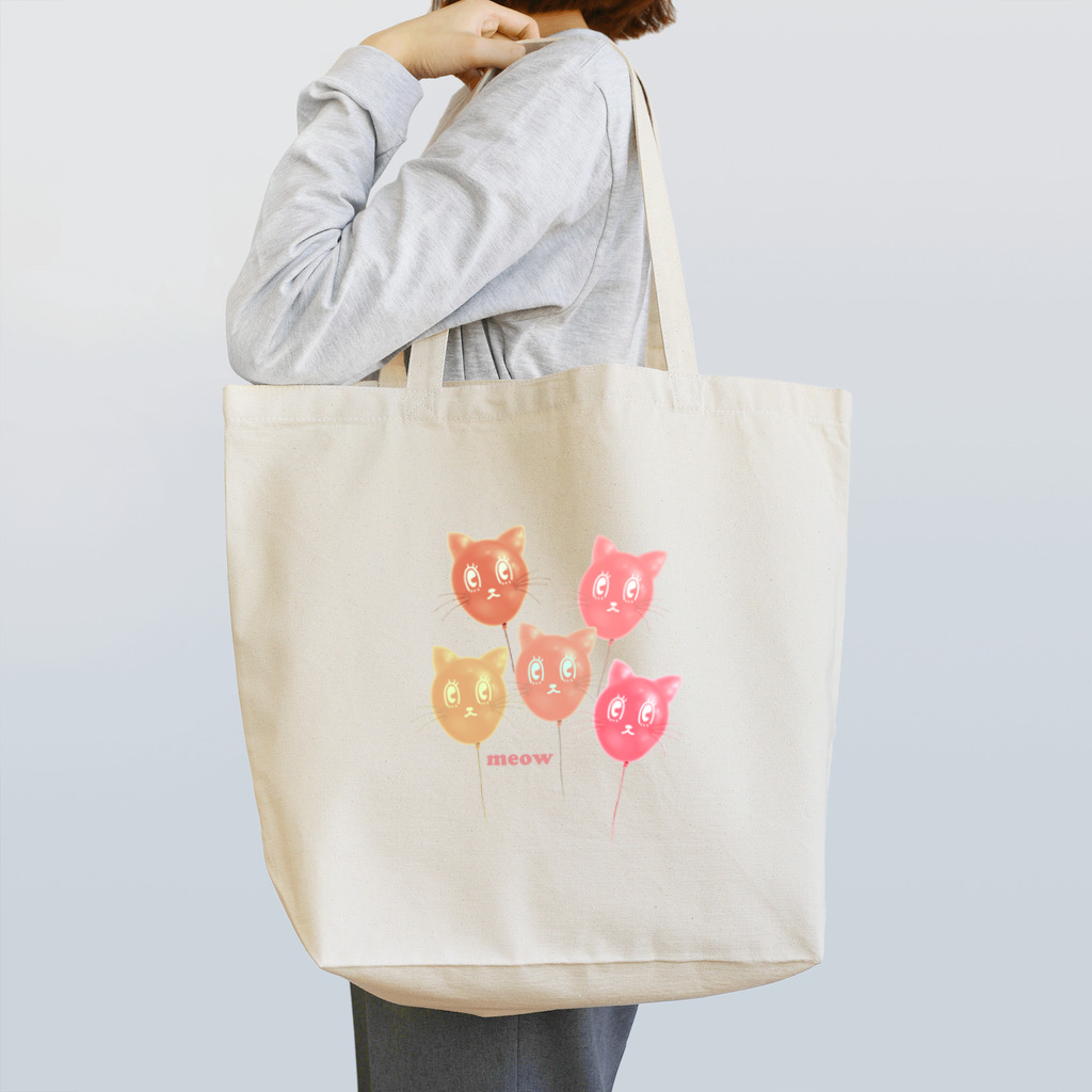 yuccoloの風船猫 Tote Bag