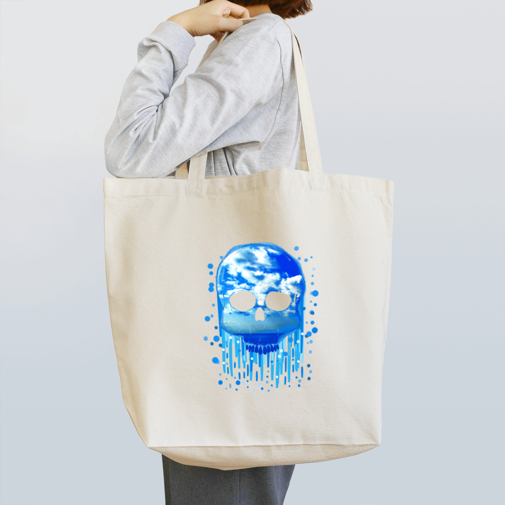 chicodeza by suzuriの空溶け髑髏 Tote Bag