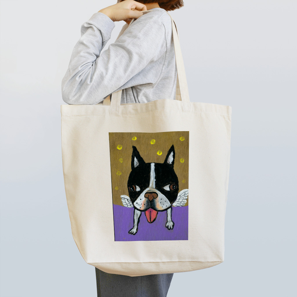 鼻ペチャ堂のお疲れ天使ちゃん Tote Bag