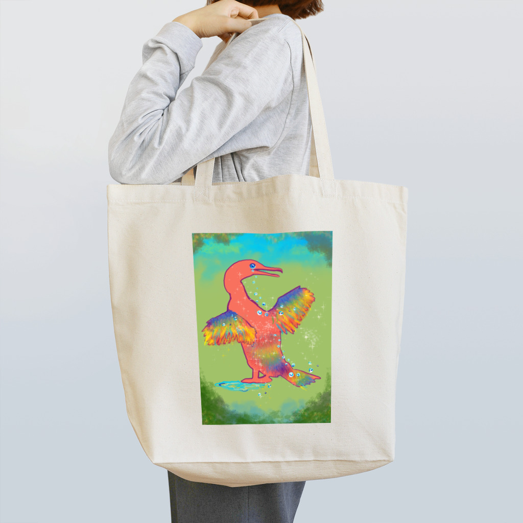 100 Papageno Storyの飛べない鳥のかけるん Tote Bag