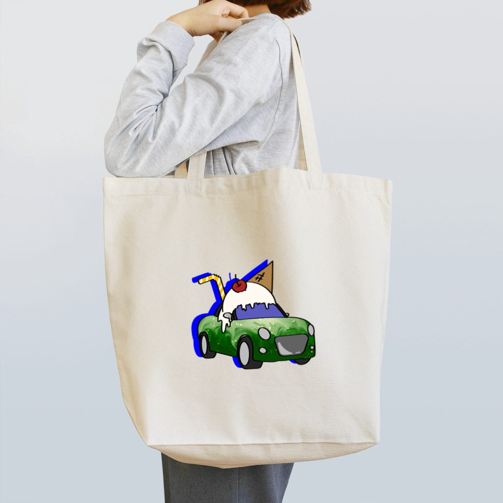 お餅のメロンクリームソーダになっちゃった!! Tote Bag